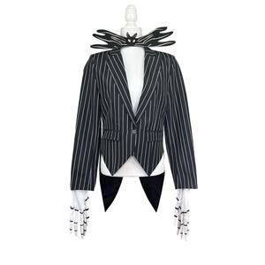 Jack Nightmare Before Christmas Jacket Gloves Bat Bow Tie